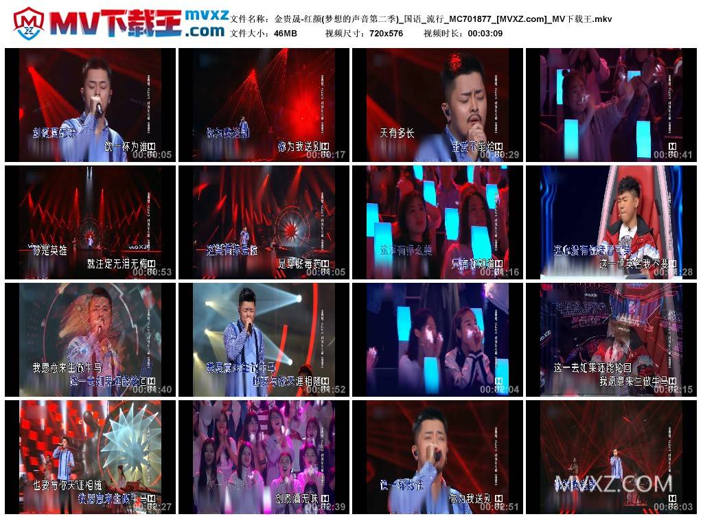 金贵晟-红颜(梦想的声音第二季)_国语_流行_MC701877